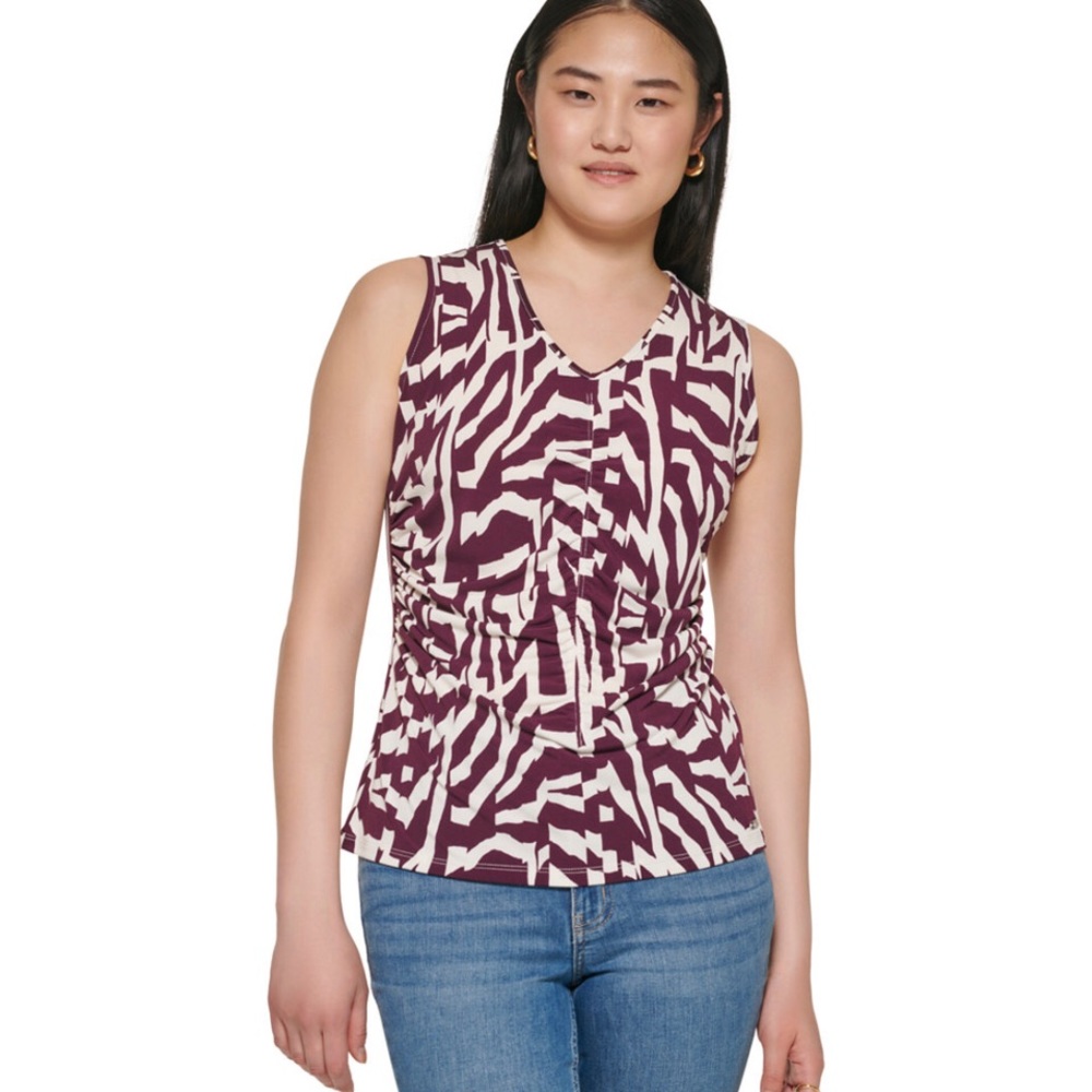 Print Sleeveless Top